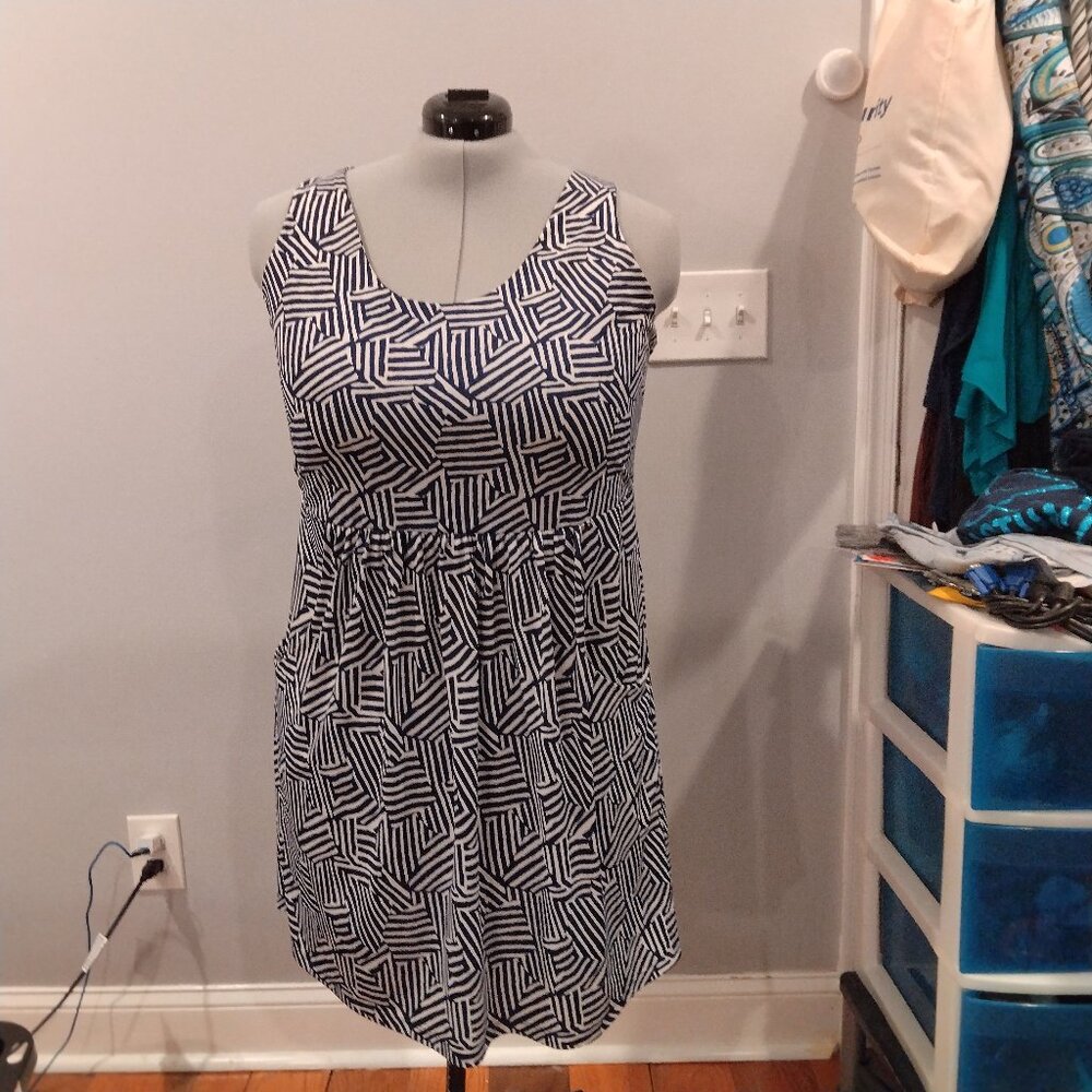 Saint Tropez Blue and White Dress Patterned dress